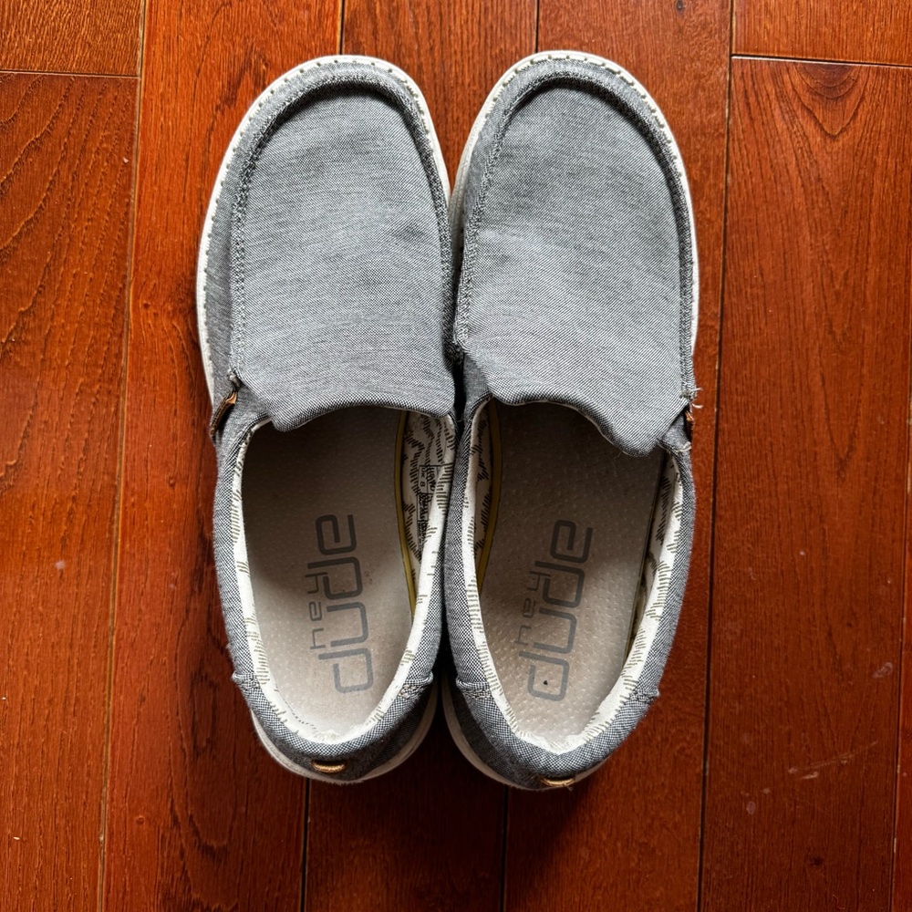 Hey Dude Women’s sz 10 (EU 41) Stretch Steppa Misty Gray Loafers